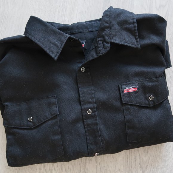 Dickies Other - Dickies 2XL Long Sleeve Snap Front Collared Work Shirt